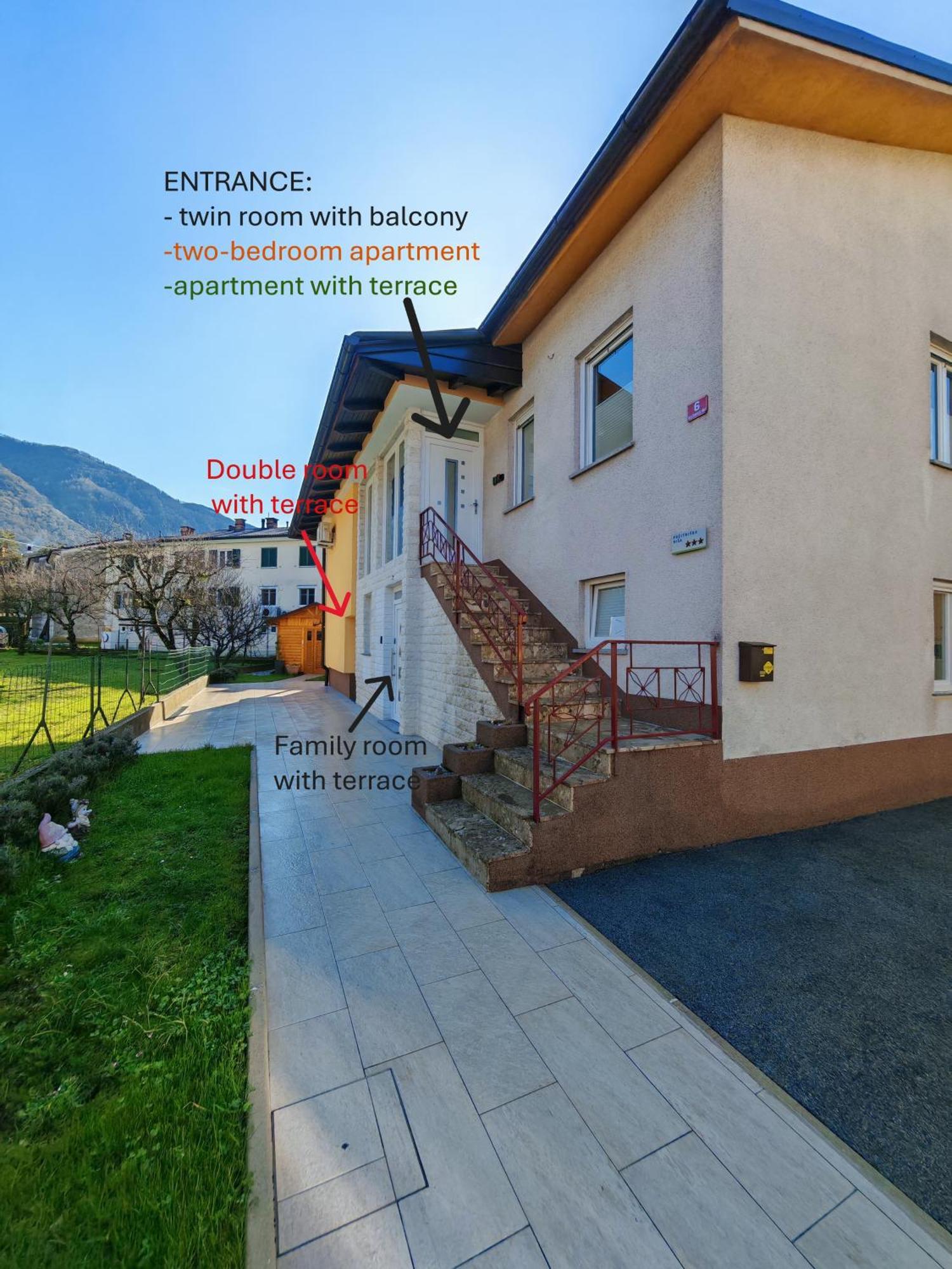 Apartment And Room Anica Tolmin Exterior foto